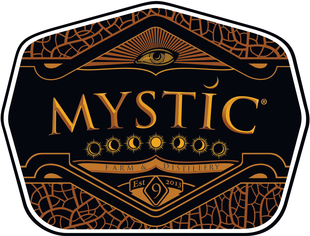 MYSTIC FARM AND DISTILLERY logo