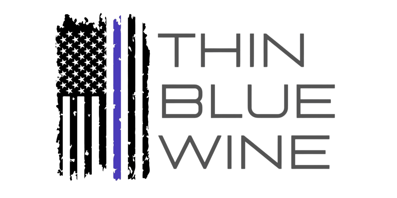THIN BLUE WINE logo