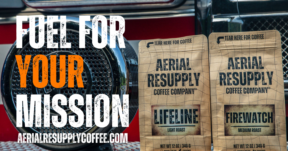 AERIAL RESUPPLY COFFEE logo