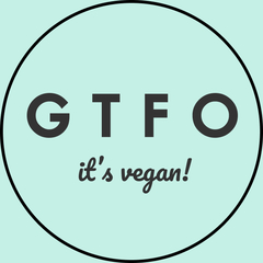 GTFO It's Vegan logo