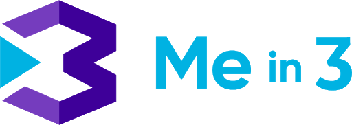 Me In 3 logo