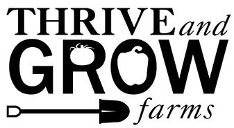 THRIVE AND GROW FARMS logo