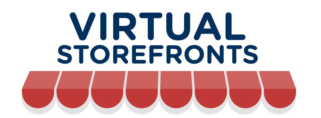 VIRTUAL STOREFRONTS BY USPACE® logo
