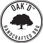 Oak'd Handcrafted BBQ & Brewery logo